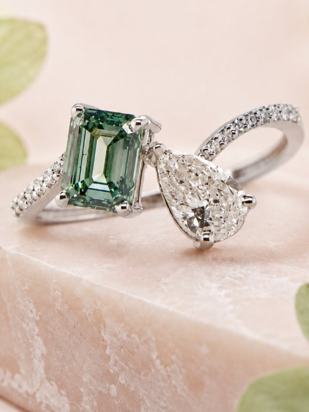 Emerald Radiance Green Diamond Ring